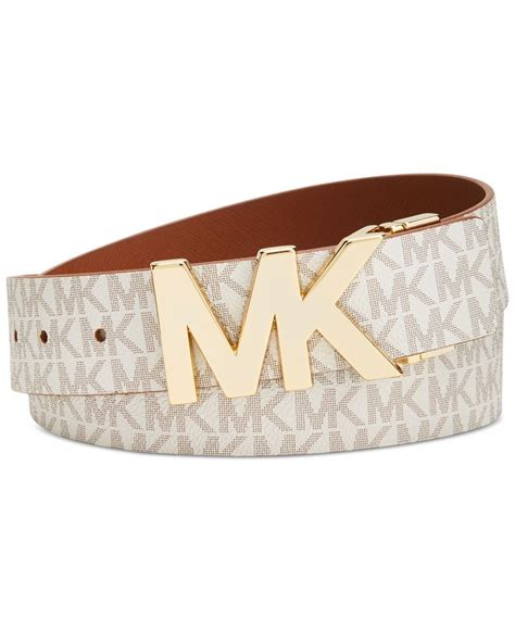 michael kors belt designer 553368 small synthetic leather|Michael Kors leather belts.